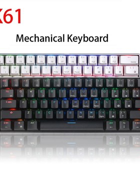 RK61 Ergonomic Design Bluetooth Keyboards 60% RGB Light Mec