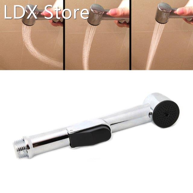 Chrome ABS Sprayer Handheld Toilet Bidet Shattaf Spray Bathr