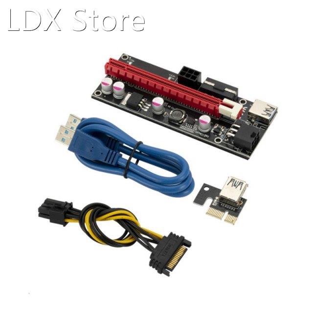 PCI-E1X to 16X Graphics Card Extension Cable Ver009S USB3.0