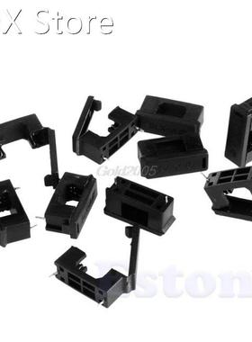 10Pcs 5x20mm Fuse Holder With Cover Chassis/Panel Mount BLX-
