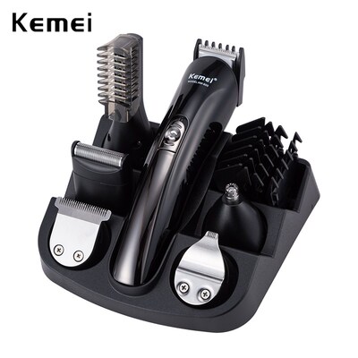 100-240V kemei 6 in 1 electric shaver hair clipper hair trim