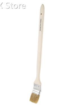 2 inch Wide Wooden Handle Metal Ferrule Faux Bristle Head Ra