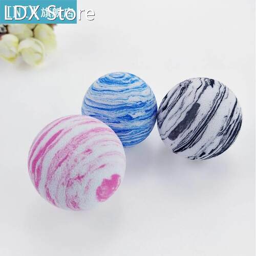 Pet Dog Cat Ball Toy Cat Teeth Chew Tool Ball EVA Planet Tex