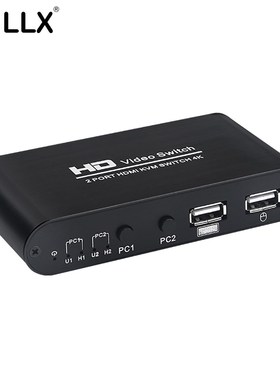 OULLX HD 4K HDMI USB KVM Switch PC Sharing Keyboard Mouse H