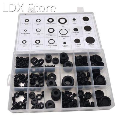 250Pcs Rubber Grommet Firewall Hole Plug Set Electrical Wire