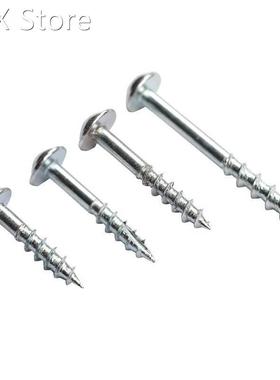 100Pcs Woodworking Antirust Oblique Hole Self-tapping Screws