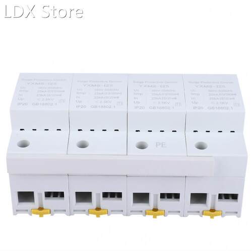 Surge Protective Device SPD 4P 25KA House Surge Protector Ar
