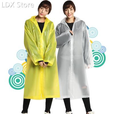 1PC Non-disposable Raincoat Men Women Unisex Rainsuit Waterp