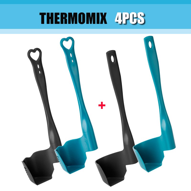 4Pcs Rotating Spatula for Kitchen Thermomix TM6/TM5/TM31 Mu