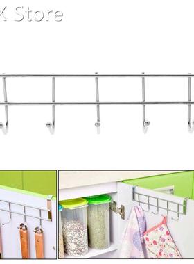 Hooks Shelf Over Door Clothing Hanger Rack Cabinet Door Loop