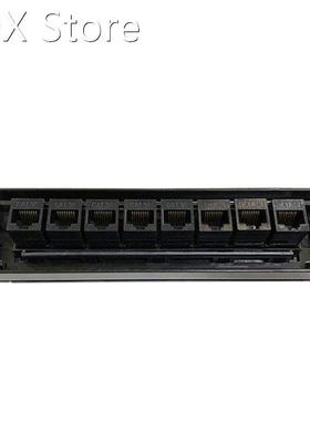 8 Port Straight-Through CAT6 Patch Panel RJ45 Network Cable