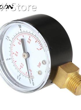 50mm manometer 0~15psi 0~1bar Water Pressure Dial Hydraulic