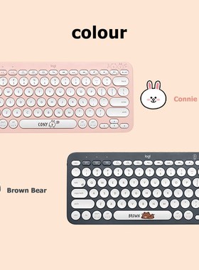 Logitech K380 Wireless Bluetooth Keyboard  Line Friends Ser
