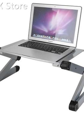 Folding Laptop Desk Adjustable Computer Table Stand Tray Bed