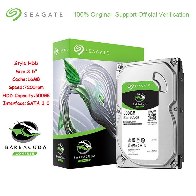 seagate barracuda 500gb 3.5 inch internal hdd  3.0 hdd 7