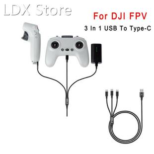For DJI FPV Controller Charging Cable USB Type-C Nylon 1.2m