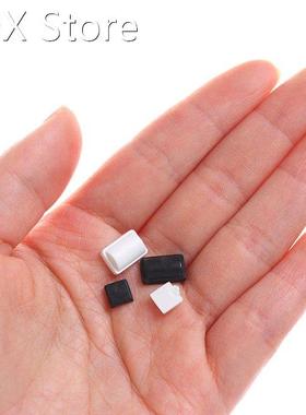 Wit Zwart Silicon Schroef Rubber Voeten Cover Set Voor WII C