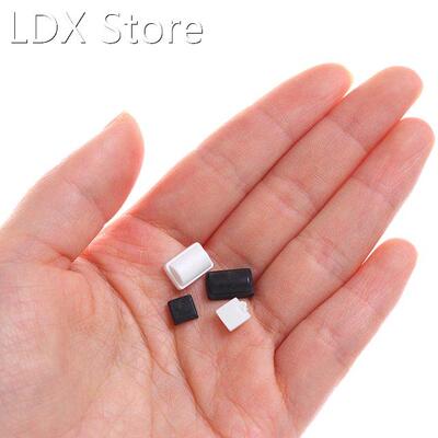 Wit Zwart Silicon Schroef Rubber Voeten Cover Set Voor WII C