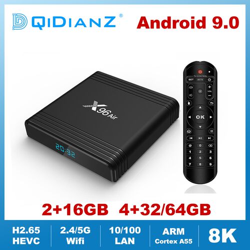 X96AIR Android 9.0 Mini TV BOX Amlogic S905X3 Quad Core 2.4