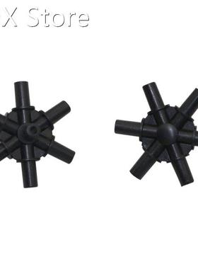 20 Pcs 6mm Interfaces 6-way 7-way Garden Water Connectors Mu