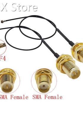 1Pcs U.FL IPX IPEX MHF4 to RP-SMA Female / SMA Female Jack B