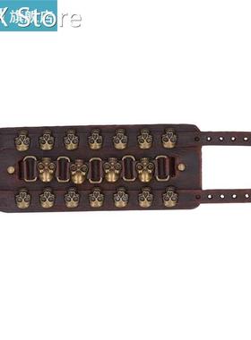 Bracelet Split Leather Braided Winding Wristband Adjustable