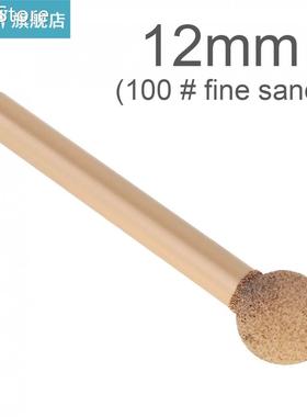 6 Handle Brazed Diamond Grinding Head 12mm 16mm 25mm 100# Fi