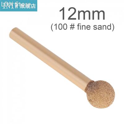 6 Handle Brazed Diamond Grinding Head 12mm 16mm 25mm 100# Fi