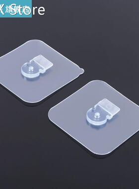 2pcs Heavy Duty Seamless Self Adhesive Hook Wall Hanger Hang