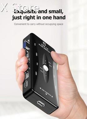KVM Switch Excellent Craftsmanship Well Durability 4 Ports 4