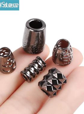 10Pcs Paracord Beads Metal Charms Buckles For Bracelet Acces