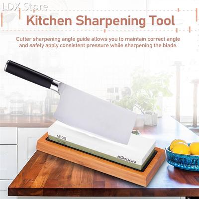 1000#/6000# Premium Whetstone Cut Sharpening Stone Set Sharp