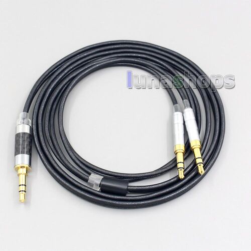 Black 99% Pure PCOCC Earphone Cable For Classic Neo Noir Fo