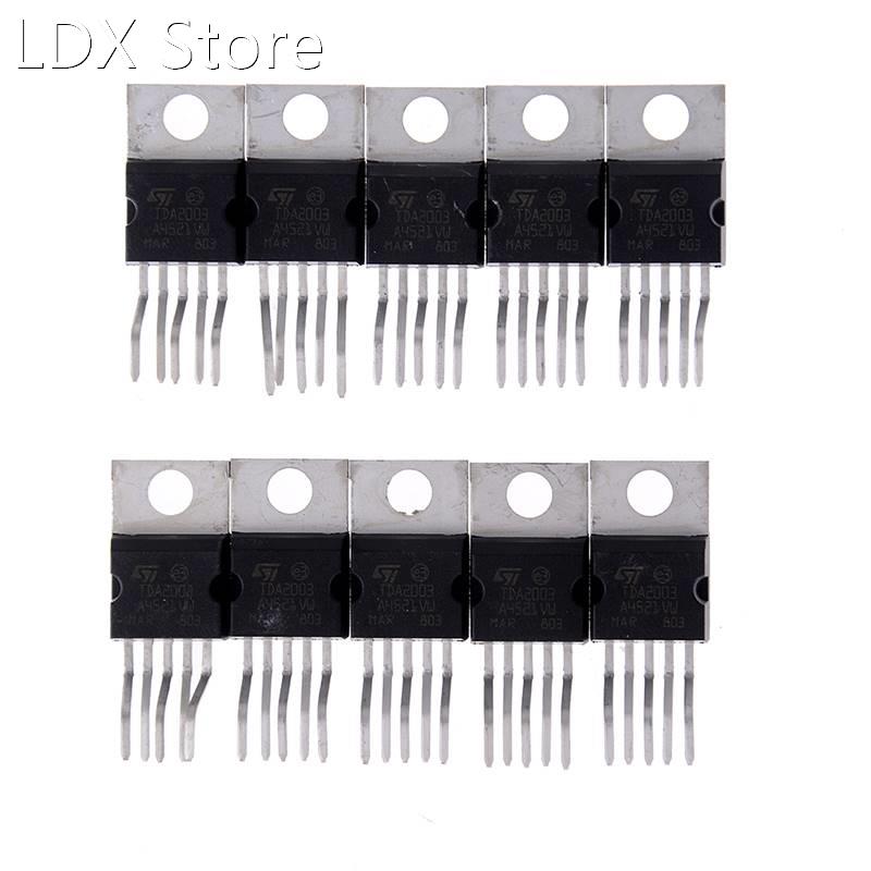 10PCS TDA2003 ST ZIP-5 10W CAR RADIO AUDIO AMPLIFIER IC Tool