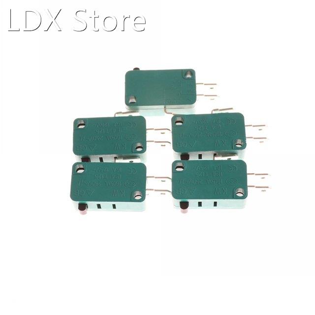 5Pieces New Normally Open Close Limit Switch KW7-0 15A 16A M