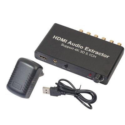 HDMI 5.1 CH digital audio decoder converter Hdmi to Hdmi +