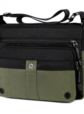 New men's casual shoulder bag large capacity outdoor Oxford