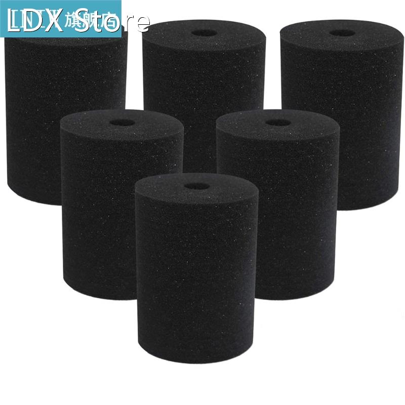 6 Pieces Black Cup Turner Foam Flexible Tumbler Sponge Inser
