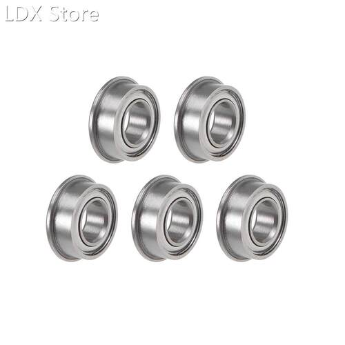 MF84ZZ Flange Ball Bearing 4x8x3mm Shielded Chrome Bearings