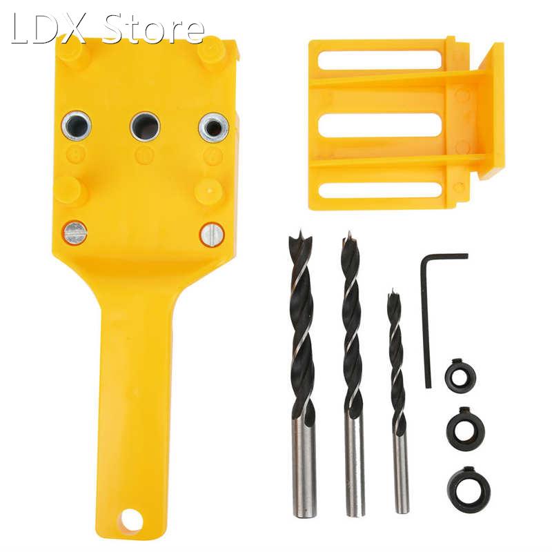 Drill Hole Locator Adjusted Distance Drill Guide Woodworking