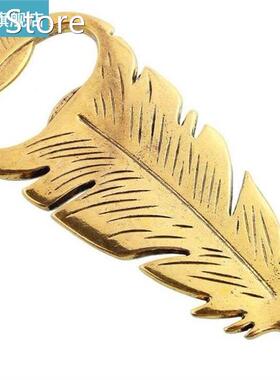 1pc Bottle Opener Creative Feather Shape Beer Cap Op