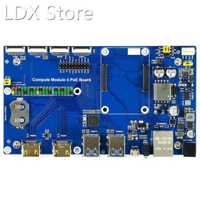 for Raspberry Pi Compute Module 4 IO Board with PoE Feature