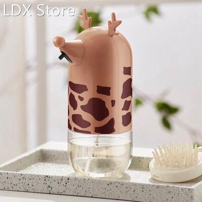 Kids Automatic Foam Soap Dispenser Cartoon Deer Smart Infrar