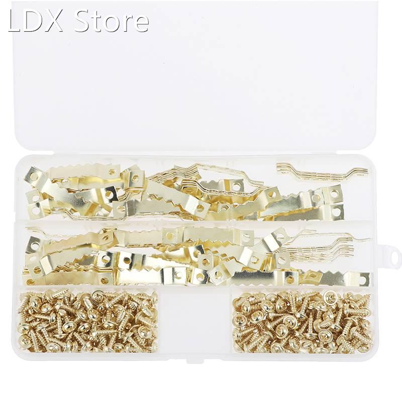 100pcs/box Double Sided Sawtooth Hanging Picture Photo Frame