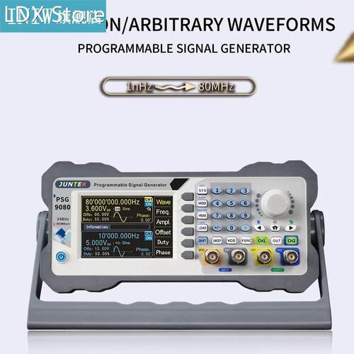 JUNTEK Dual Channel 1nHz-80MHz Arbitrary Wave Generator Sign