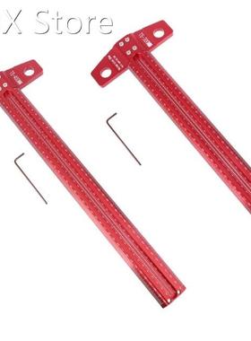 300/400mm Aluminum Alloy Woodworking Marking T-Ruler Scriber