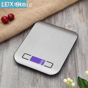 5kg/1g Kitchen Weighing Scale Stainless Steel Precise Food S
