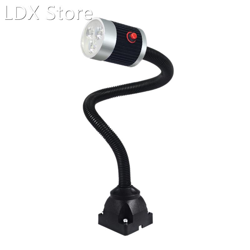 220V 9W Led Machine Work Lamp 50Cm Gooseneck Industrial Cnc