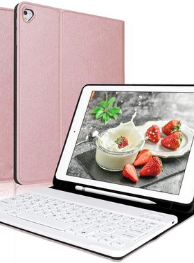 Keyboard Case with Pencil Holder for 9.7 iPad 2018 2017 Air