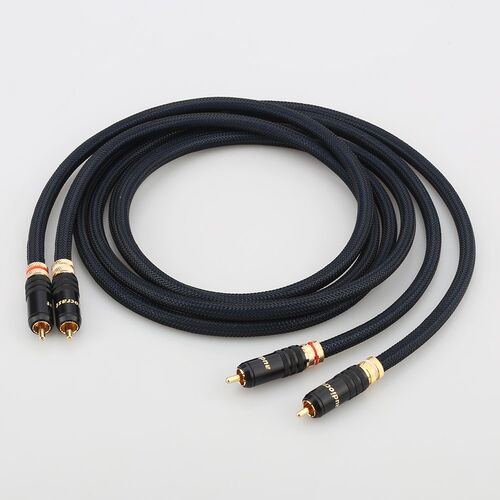 Audiocrast A10 5N OFC pure copper silver plated RCA interco